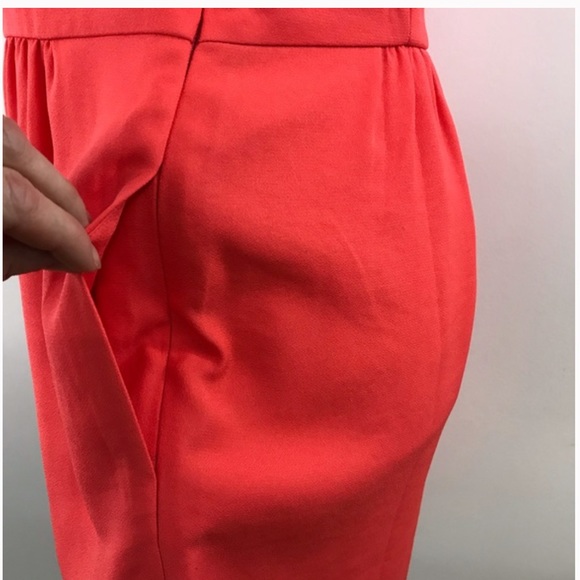 Like New!! Coral Pink J Crew Classic Fit Dress - Picture 3 of 4